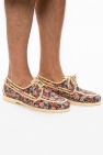 Gucci Floral-printed boat shoes